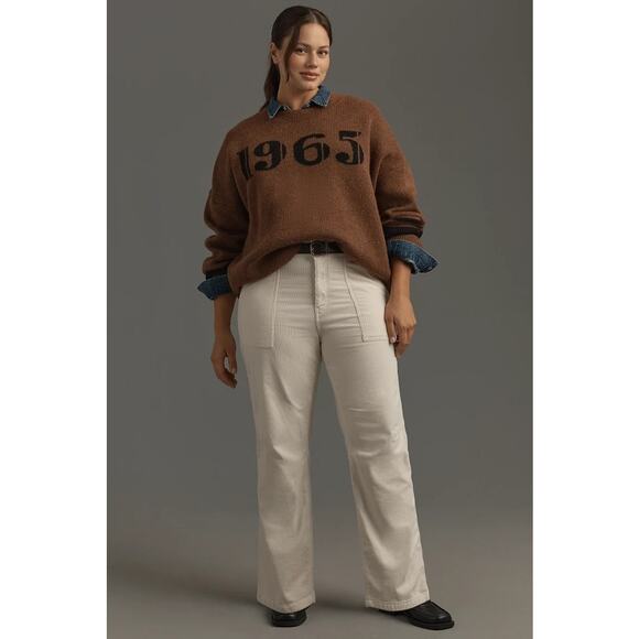 NWT Anthropologie x Pilcro The Wanderer Relaxed-Leg Corduroy Pants $138 PLUS 16W - Picture 1 of 9